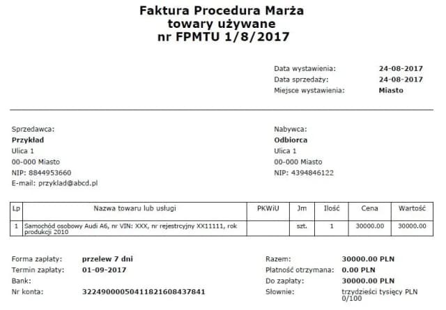 Czy można zwrócić samochód kupiony na fakturę VAT marża? Oto co musisz wiedzieć Czy można zwrócić samochód kupiony na fakturę VAT marża? Oto co musisz wiedzieć