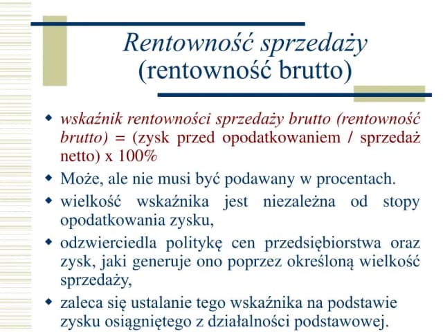 Jak obliczyć rentowność sprzedaży brutto i poprawić wyniki finansowe Jak obliczyć rentowność sprzedaży brutto i poprawić wyniki finansowe